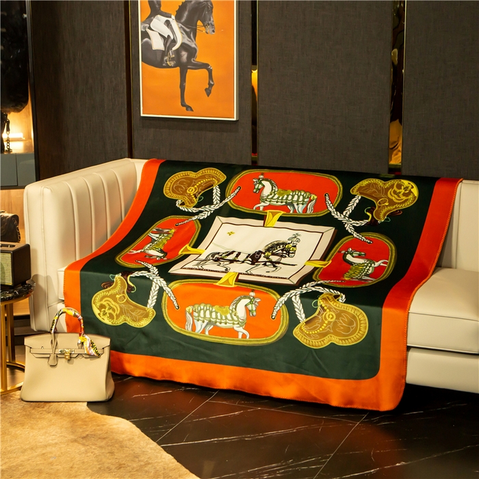 91家纺网 家纺一手货源 找家纺 色鬼布艺高端家居主号 2026新款银狐绒毯 添越