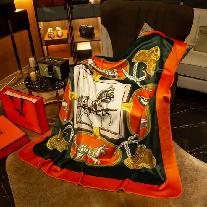 91家纺网 家纺一手货源 找家纺 色鬼布艺高端家居主号 2026新款银狐绒毯 添越