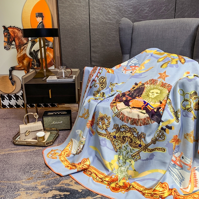 色鬼布艺高端家居主号 2026新款银狐绒毯 卫士