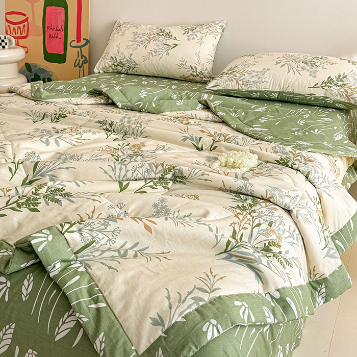 91家纺网 家纺一手货源 找家纺 （总）宝士康家纺 2026新款10A抗菌全棉夏被四件套（床单款）