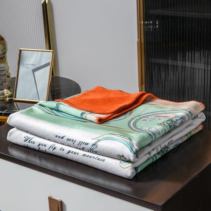 91家纺网 家纺一手货源 找家纺 色鬼布艺高端家居主号 2026新款银狐绒毯 五月