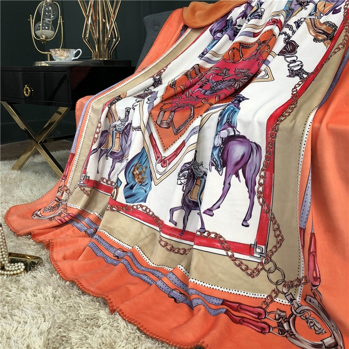 91家纺网 家纺一手货源 找家纺 色鬼布艺高端家居主号 2026新款银狐绒毯 西雅图