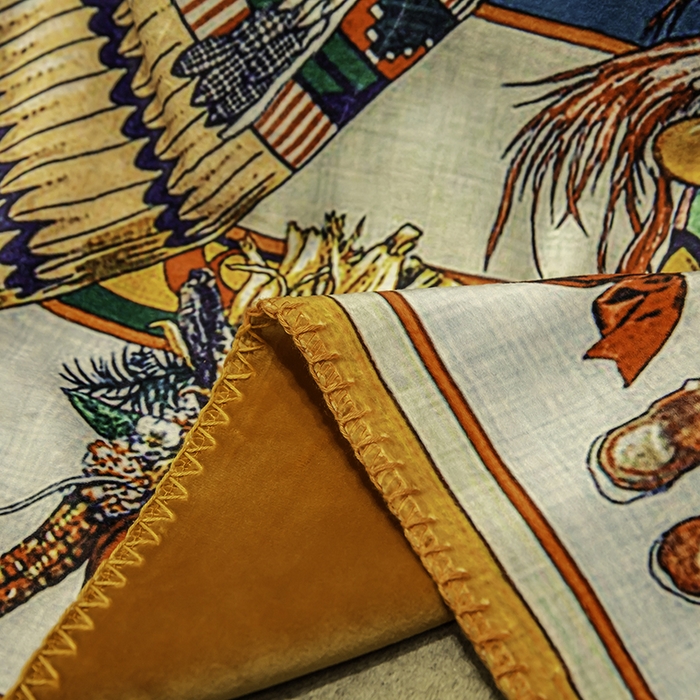 91家纺网 家纺一手货源 找家纺 色鬼布艺高端家居主号 2026新款银狐绒毯 小罗