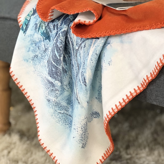 91家纺网 家纺一手货源 找家纺 色鬼布艺高端家居主号 2026新款银狐绒毯 星巴