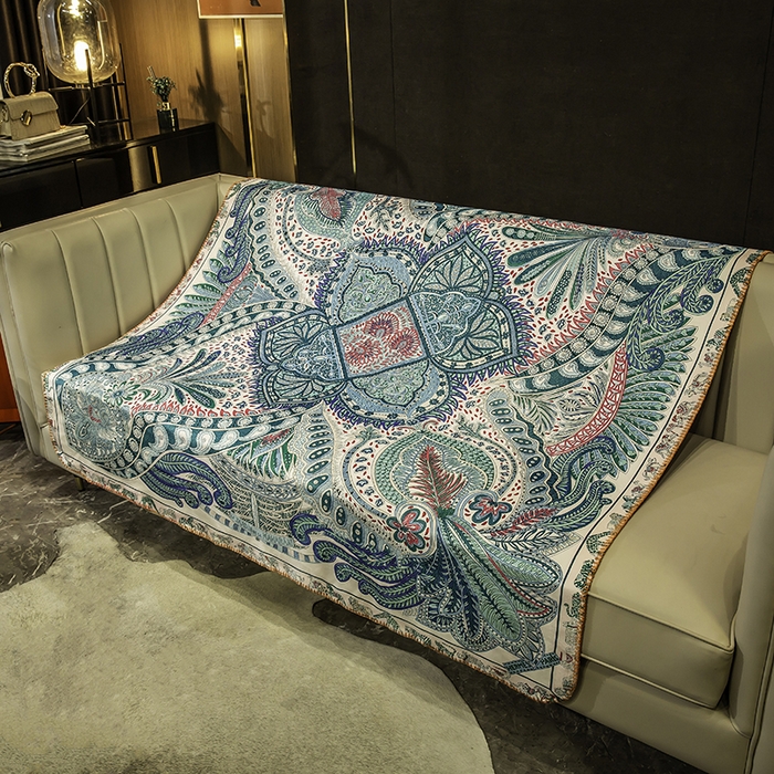 91家纺网 家纺一手货源 找家纺 色鬼布艺高端家居主号 2026新款银狐绒毯 珠宝