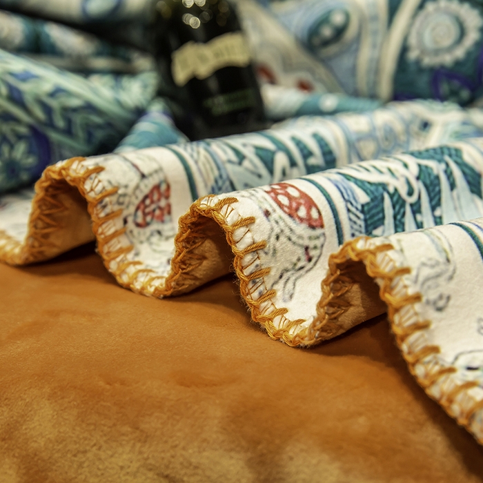 91家纺网 家纺一手货源 找家纺 色鬼布艺高端家居主号 2026新款银狐绒毯 珠宝