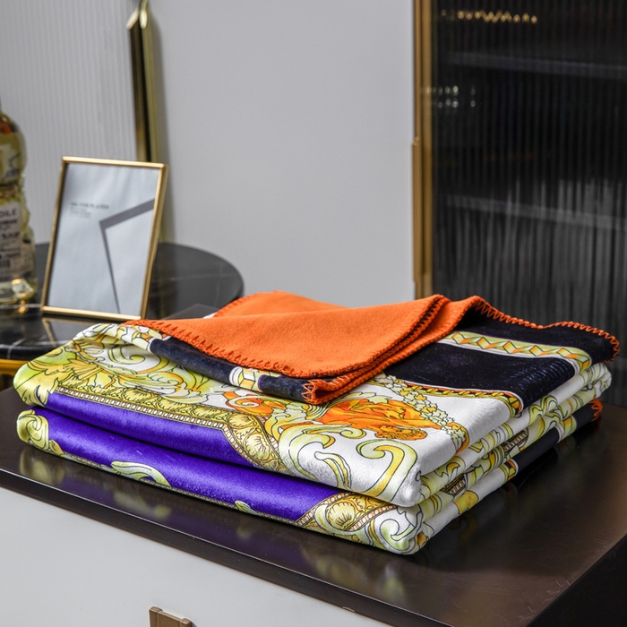 91家纺网 家纺一手货源 找家纺 色鬼布艺高端家居主号 2026新款银狐绒毯 27号