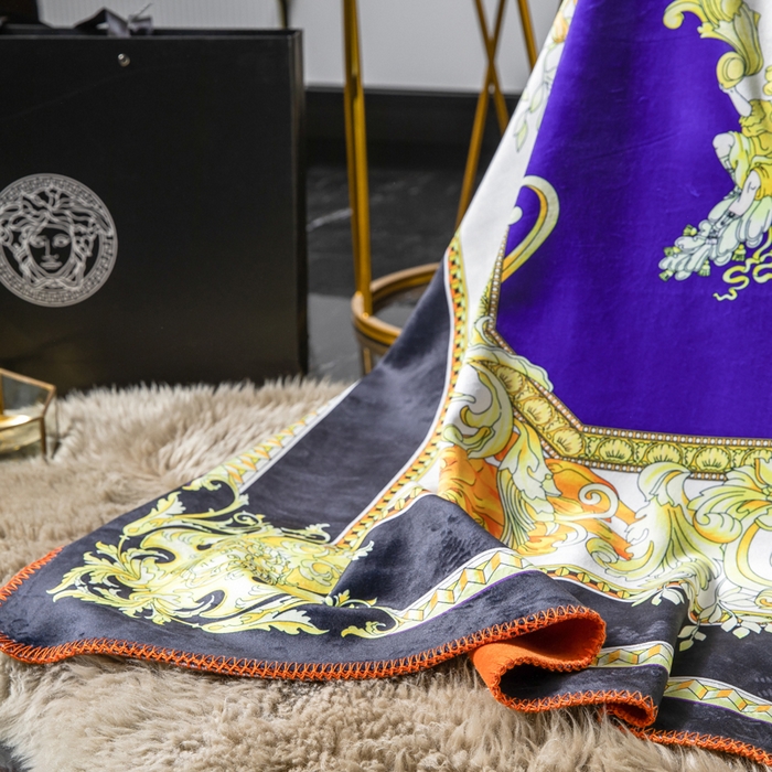 91家纺网 家纺一手货源 找家纺 色鬼布艺高端家居主号 2026新款银狐绒毯 27号