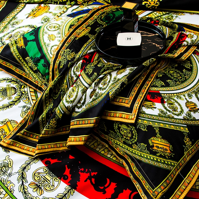 91家纺网 家纺一手货源 找家纺 （总）色鬼布艺高端家居主号 2026新款外贸跨境欧美轻奢100支长绒棉纯棉印花四件套