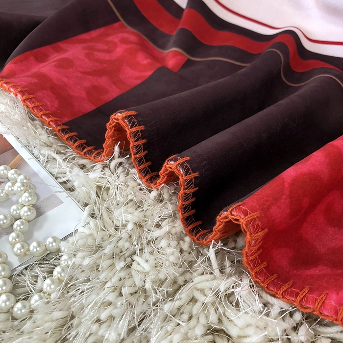 91家纺网 家纺一手货源 找家纺 色鬼布艺高端家居主号 2026新款银狐绒毯 骏马