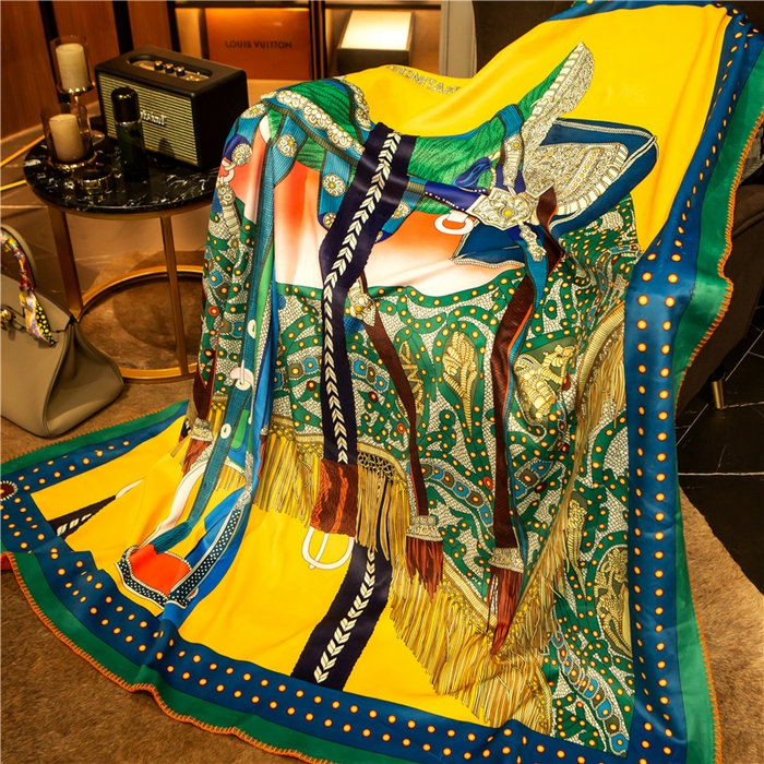 91家纺网 家纺一手货源 找家纺 色鬼布艺高端家居主号 2026新款银狐绒毯 绿马鞍