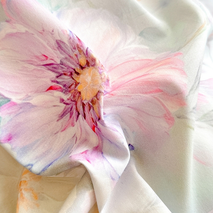 91家纺网 家纺一手货源 找家纺 巧玲珑 2026新款全棉纯棉13376数码印花四件套 素纱絮语-蓝