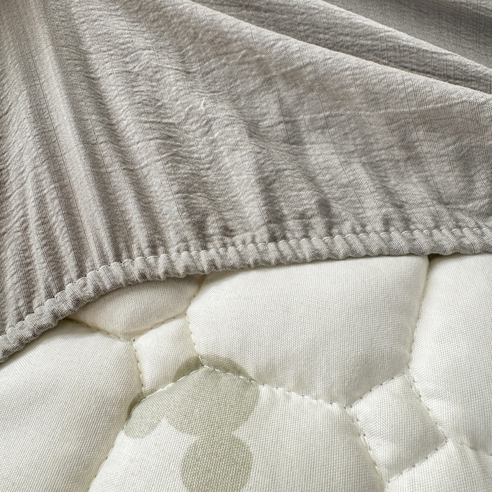 91家纺网 家纺一手货源 找家纺 优品惠 2026新款A类云感双层纱防滑隔脏防水夹棉床笠单品床笠单件 CL小苍兰(普通款)