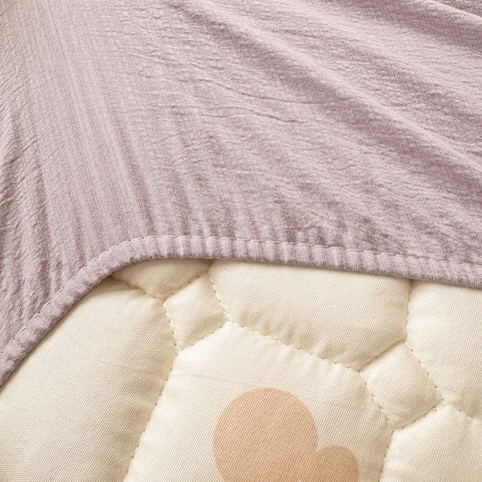 91家纺网 家纺一手货源 找家纺 优品惠 2026新款A类云感双层纱防滑隔脏防水夹棉床笠单品床笠单件 CL花朵女孩(普通款)