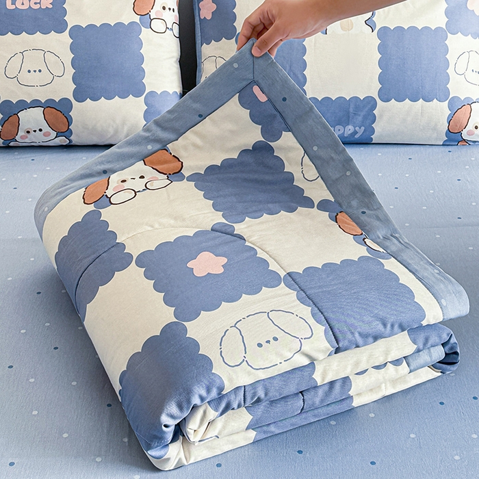 91家纺网 家纺一手货源 找家纺 （总）宝士康家纺 2026新款10A抗菌全棉夏被 被子被芯