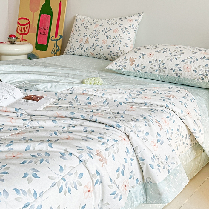 91家纺网 家纺一手货源 找家纺 （总）宝士康家纺 2026新款10A抗菌全棉夏被 被子被芯