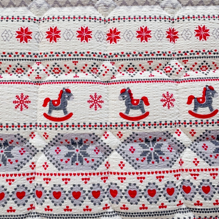 91家纺网 家纺一手货源 找家纺 优品惠 2026新款A类云感双层纱防滑隔脏防水夹棉床笠单品床笠单件 CL幸运小马(普通款)