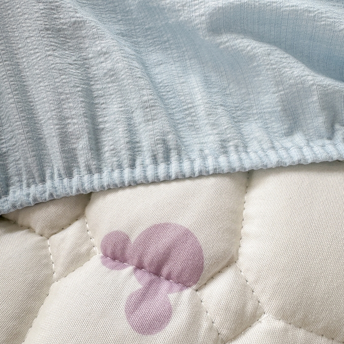 91家纺网 家纺一手货源 找家纺 优品惠 2026新款A类云感双层纱防滑隔脏防水夹棉床笠单品床笠单件 CL泡芙狗(防水款)