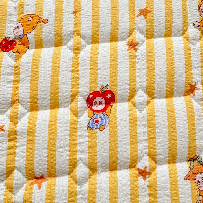 91家纺网 家纺一手货源 找家纺 优品惠 2026新款A类云感双层纱防滑隔脏防水夹棉床笠单品床笠单件 CL星星人(防水款)