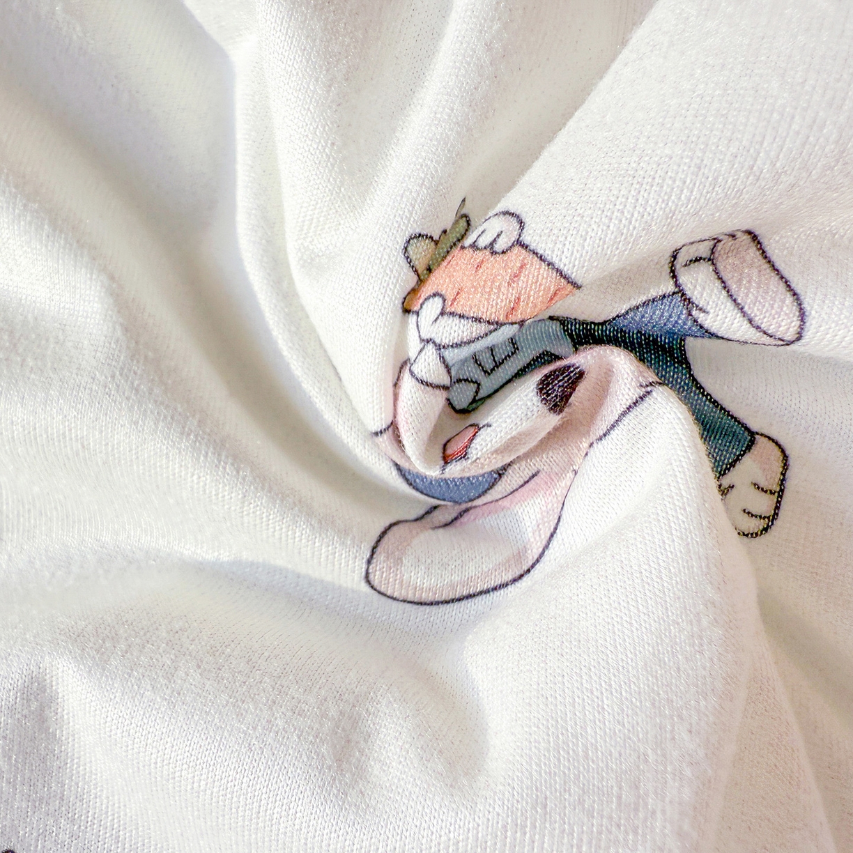 91家纺网 家纺一手货源 找家纺 梦恬佳 2026新款牛奶丝针织棉夏凉被空调被 萝卜兔