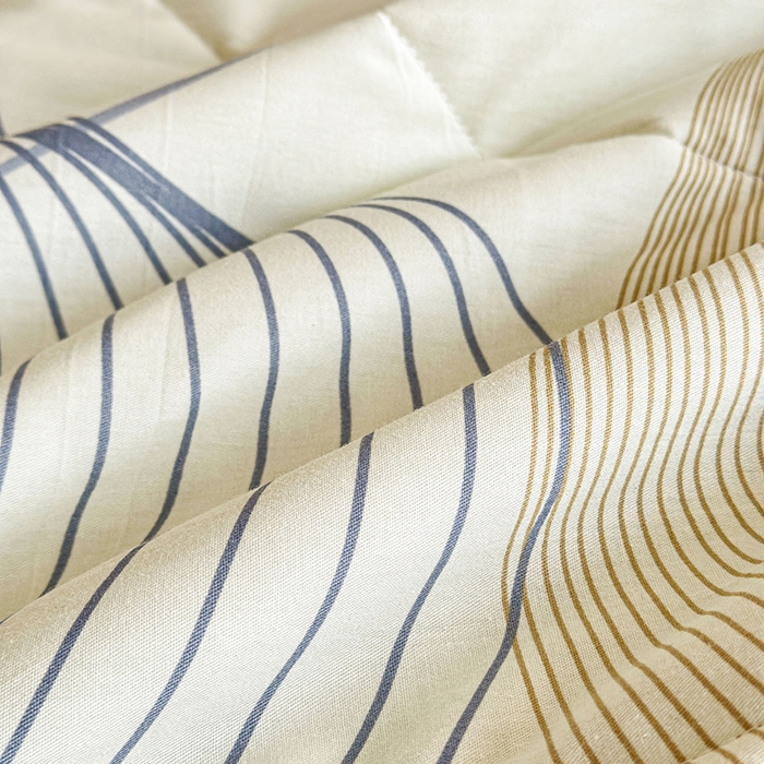 91家纺网 家纺一手货源 找家纺 宝士康家纺 2026新款10A抗菌全棉夏被四件套（床笠款）名爵黄