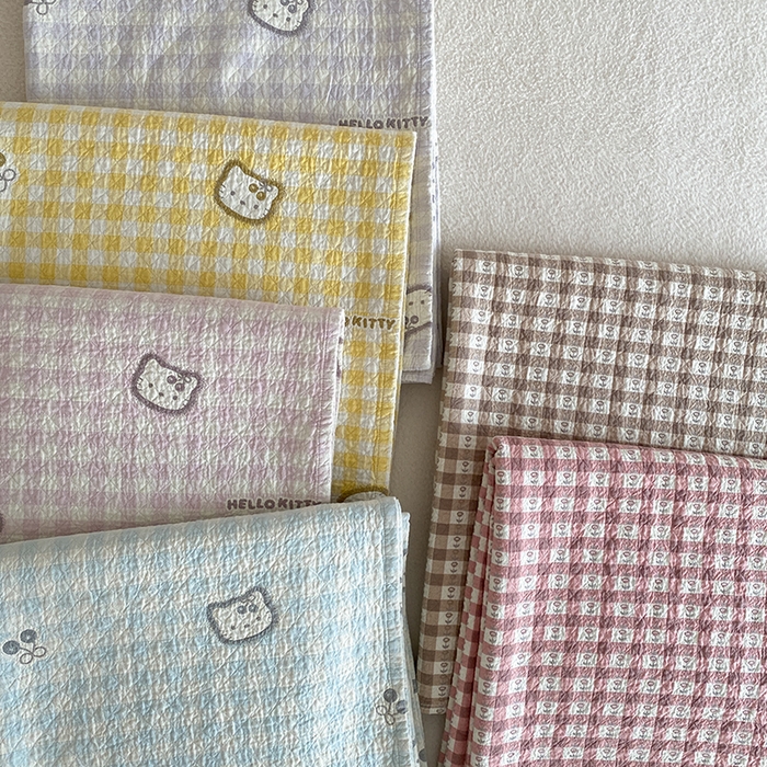 91家纺网 家纺一手货源 找家纺 （总）麻依 2026新款安心棉床盖三件全棉四层纱布床单系列