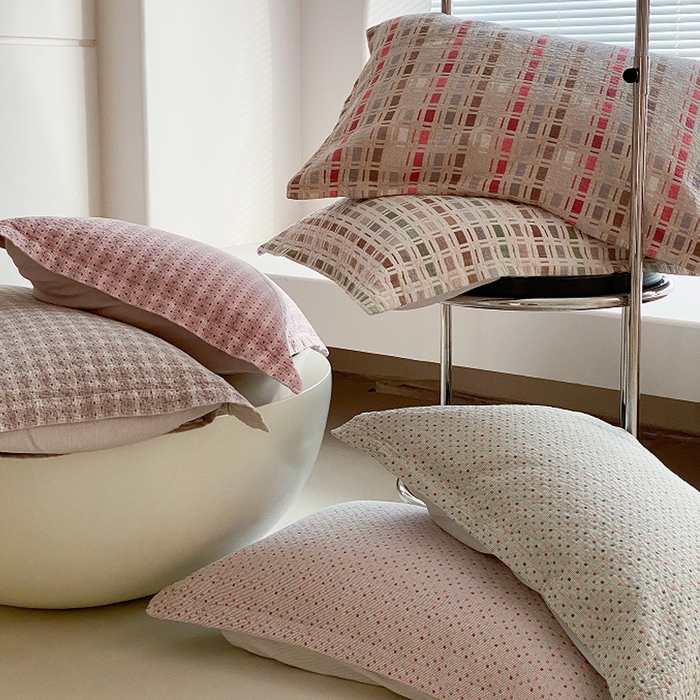 91家纺网 家纺一手货源 找家纺 麻依 2026新款安心棉床盖三件全棉四层纱布床单系列 组合图仅展示