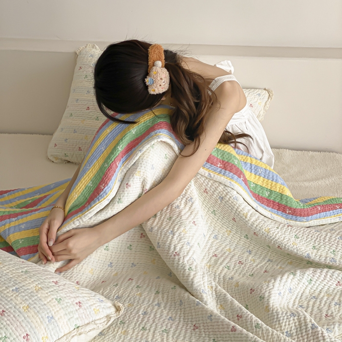 91家纺网 家纺一手货源 找家纺 （总）麻依 2026新款韩国花边床盖三件套系列