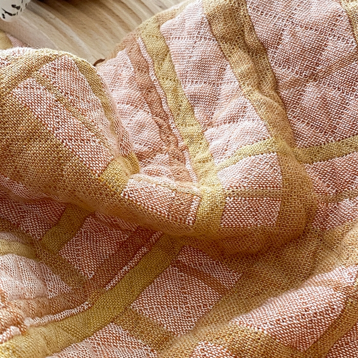 91家纺网 家纺一手货源 找家纺 麻依 2026新款软萌纱布床盖三件套系列 胖胖猫