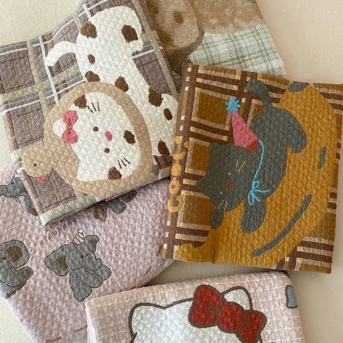 91家纺网 家纺一手货源 找家纺 麻依 2026新款软萌纱布床盖三件套系列 组合