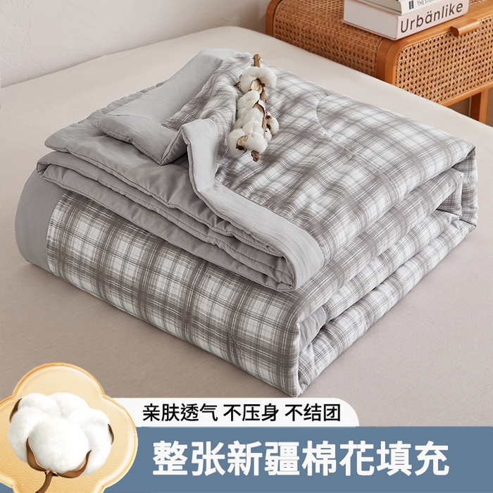 91家纺网 家纺一手货源 找家纺 （总）织雅漫 2026新款水洗棉夏被空调被夏凉被