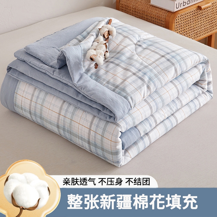 91家纺网 家纺一手货源 找家纺 （总）织雅漫 2026新款水洗棉夏被空调被夏凉被