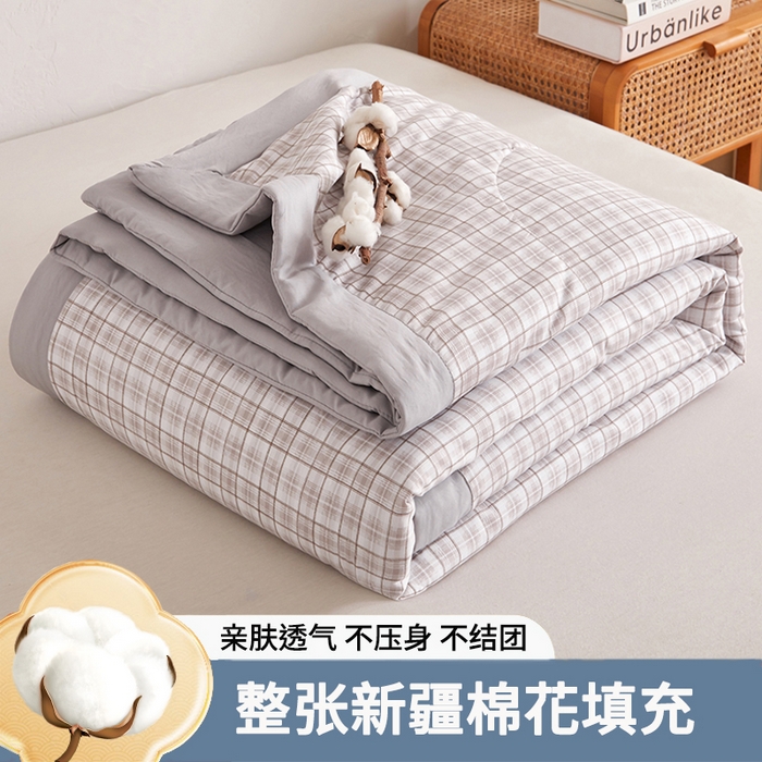 91家纺网 家纺一手货源 找家纺 （总）织雅漫 2026新款水洗棉夏被空调被夏凉被