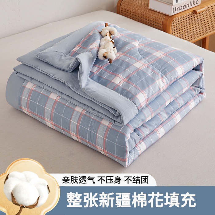 91家纺网 家纺一手货源 找家纺 （总）织雅漫 2026新款水洗棉夏被空调被夏凉被