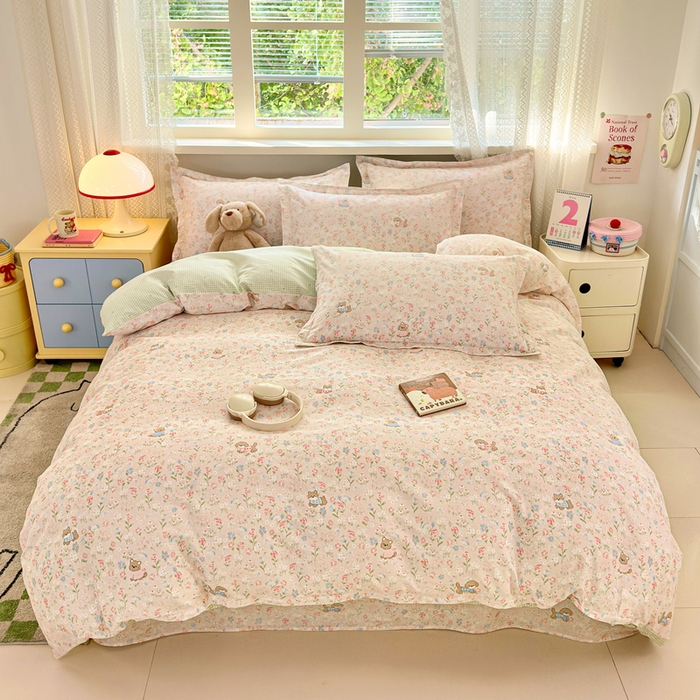 91家纺网 家纺一手货源 找家纺 （总）拾物记 2026新款第二批A类新疆全棉12868四件套系列（提供买家秀和A类质检报告）