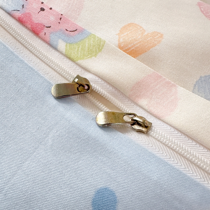 91家纺网 家纺一手货源 找家纺 拾物记 2026新款第二批A类新疆全棉12868四件套系列（提供买家秀和A类质检报告） 爱心动物园