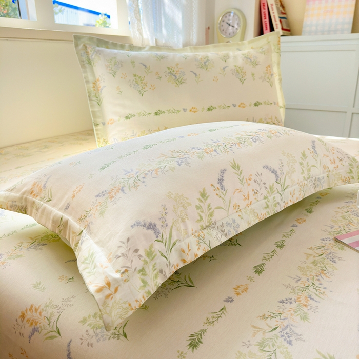 91家纺网 家纺一手货源 找家纺 拾物记 2026新款第二批A类新疆全棉12868四件套系列（提供买家秀和A类质检报告） 丛草集