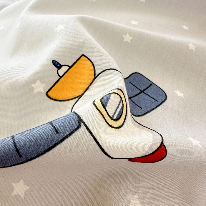 91家纺网 家纺一手货源 找家纺 拾物记 2026新款第二批A类新疆全棉12868四件套系列（提供买家秀和A类质检报告） 飞向太空