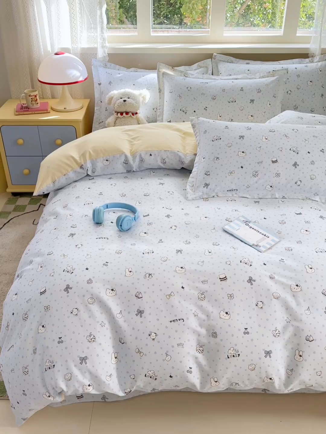 91家纺网 家纺一手货源 找家纺 拾物记 2026新款第二批A类新疆全棉12868四件套系列（提供买家秀和A类质检报告） 路灯影院