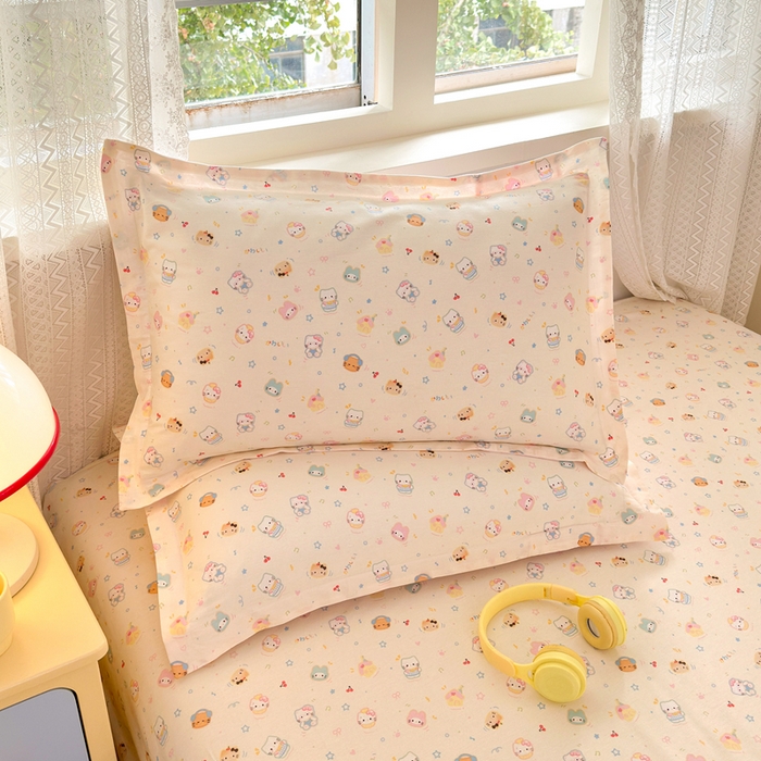 91家纺网 家纺一手货源 找家纺 拾物记 2026新款第二批A类新疆全棉12868四件套系列（提供买家秀和A类质检报告） 蜜罐猫猫