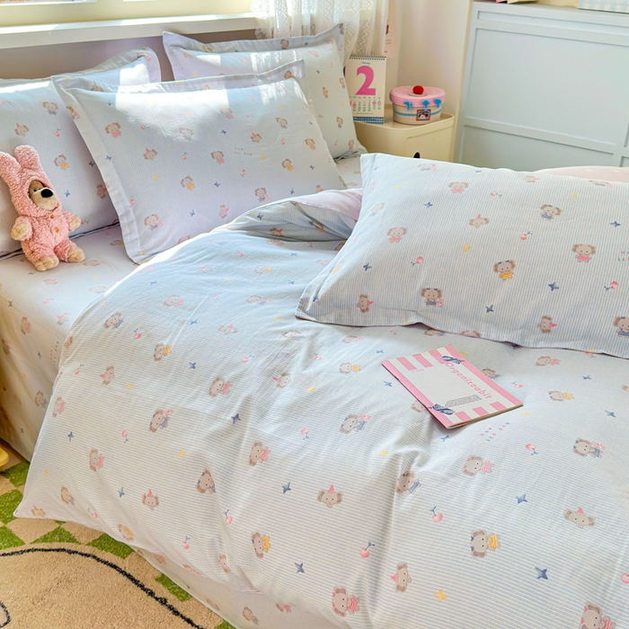 91家纺网 家纺一手货源 找家纺 拾物记 2026新款第二批A类新疆全棉12868四件套系列（提供买家秀和A类质检报告） 星小象