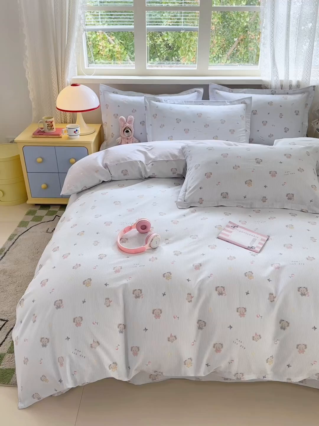 91家纺网 家纺一手货源 找家纺 拾物记 2026新款第二批A类新疆全棉12868四件套系列（提供买家秀和A类质检报告） 星小象