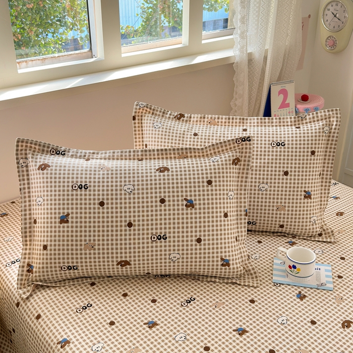 91家纺网 家纺一手货源 找家纺 拾物记 2026新款第二批A类新疆全棉12868单品被套系列（提供买家秀和A类质检报告） 比耶小狗