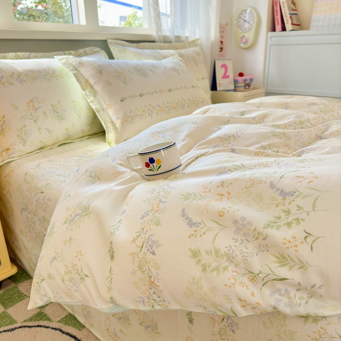 91家纺网 家纺一手货源 找家纺 拾物记 2026新款第二批A类新疆全棉12868单品被套系列（提供买家秀和A类质检报告） 丛草集