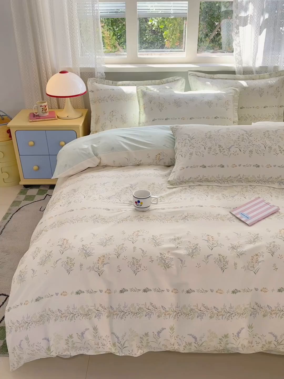 91家纺网 家纺一手货源 找家纺 拾物记 2026新款第二批A类新疆全棉12868单品被套系列（提供买家秀和A类质检报告） 丛草集