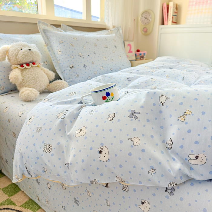 91家纺网 家纺一手货源 找家纺 拾物记 2026新款第二批A类新疆全棉12868单品被套系列（提供买家秀和A类质检报告） 路灯影院