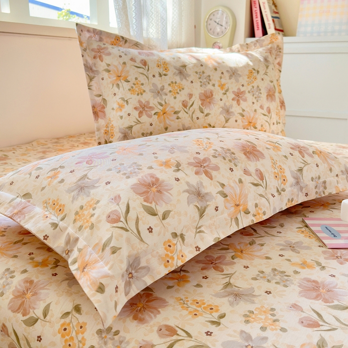 91家纺网 家纺一手货源 找家纺 拾物记 2026新款第二批A类新疆全棉12868单品被套系列（提供买家秀和A类质检报告） 苏糖-咖