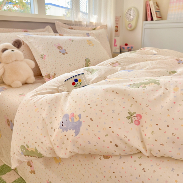 91家纺网 家纺一手货源 找家纺 拾物记 2026新款第二批A类新疆全棉12868单品被套系列（提供买家秀和A类质检报告） 小童世界