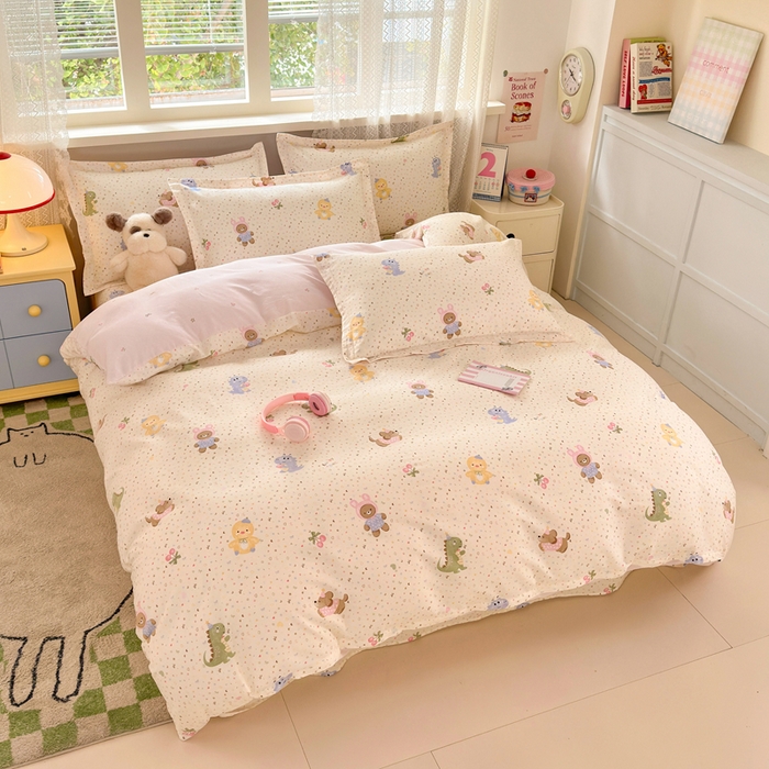 91家纺网 家纺一手货源 找家纺 拾物记 2026新款第二批A类新疆全棉12868单品被套系列（提供买家秀和A类质检报告） 小童世界