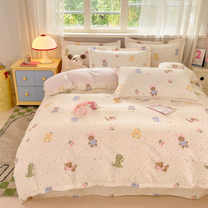 91家纺网 家纺一手货源 找家纺 拾物记 2026新款第二批A类新疆全棉12868单品被套系列（提供买家秀和A类质检报告） 小童世界